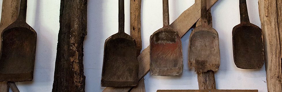 fen farming tools at the Burwell Museum