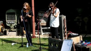 Flaming June performing at Burwell Museum and Windmill 20th September 2020